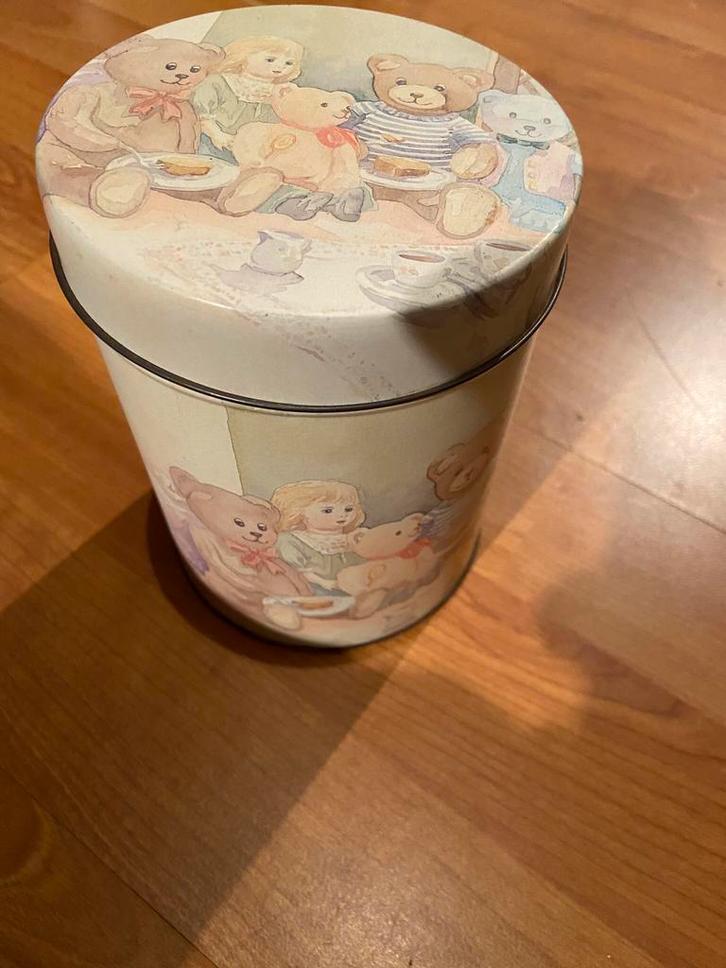 Leuk Blikje met beertjes erop afgebeeld, Verzamelen, Blikken, Zo goed als nieuw, Overige, Ophalen of Verzenden