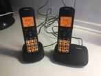 Duo vaste huis telefoon, Ophalen, Gebruikt, 2 handsets
