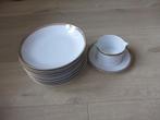 Serviesdelen thomas medaillon bruin/goudkleurige decorrand., Huis en Inrichting, Keuken | Servies, Overige typen, Ophalen of Verzenden