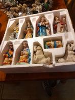 Porseleinen kerstgroep met stal, Verzamelen, Ophalen, Zo goed als nieuw, Beeld(je)