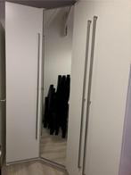 Hoekkledingkast wit, spiegel, Huis en Inrichting, Ophalen, 200 cm of meer, 150 tot 200 cm, Zo goed als nieuw