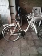 Witte damesfiets, Fietsen en Brommers, Fietsen | Dames | Damesfietsen, (Extra) lage instap, Zo goed als nieuw, Minder dan 47 cm