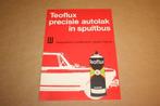 Zeldzame folder - Teoflux Autolak - 1966 !!, Ophalen of Verzenden, Gelezen