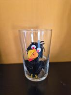 Vintage Raak Mijnheer de Raaf Glas - Fabeltjeskrant, Huis en Inrichting, Glas of Glazen, Gebruikt, Ophalen of Verzenden, Glas