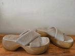 Trendy suede slippers met dikke zool van ZARA mt. 39, Zara, Nieuw, Ophalen of Verzenden, Sneakers of Gympen