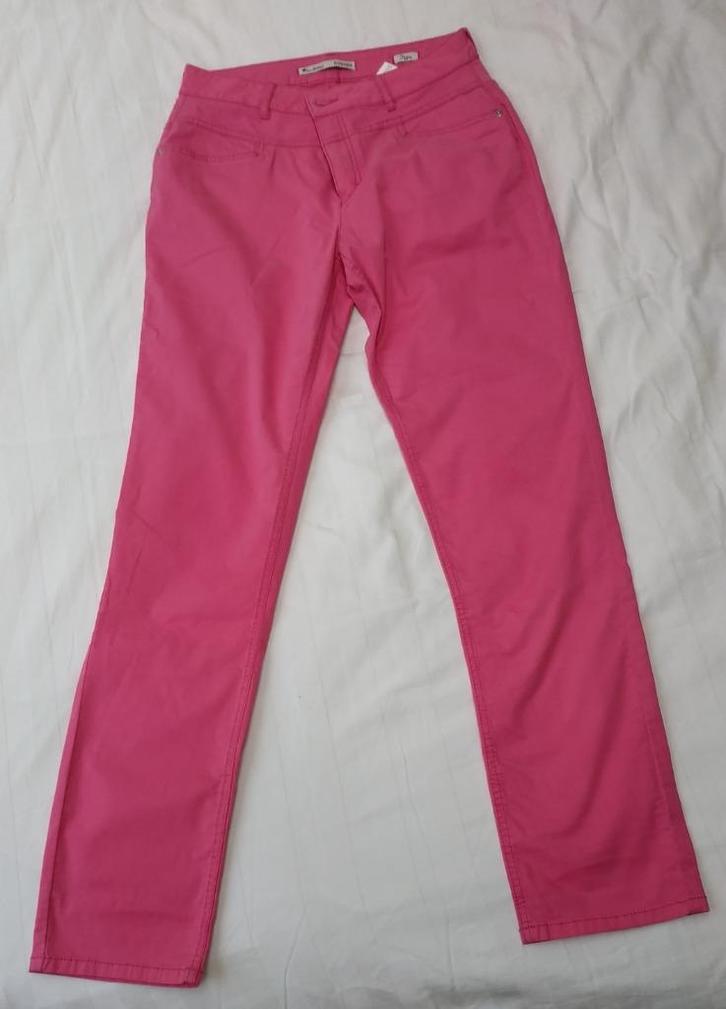 Rosner broek M, 40, straight leg. Fel roze. Met stretch., Kleding | Dames, Broeken en Pantalons, Gedragen, Maat 38/40 (M), Roze