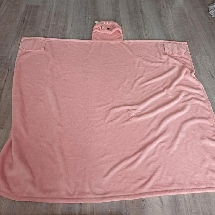 Roze snuggle plaid van zachte fleece stof, kat, Huis en Inrichting, Woonaccessoires | Plaids en Woondekens, Nieuw, Ophalen of Verzenden