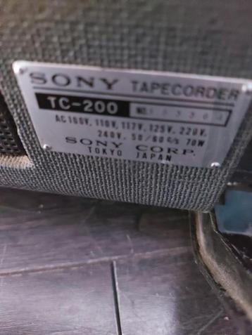 Sony Taperecorder TC200 beschikbaar voor biedingen