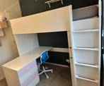 SMÅSTAD hoogslaper met bureau en kledingkast, Huis en Inrichting, Ophalen, Gebruikt, Eenpersoons, 200 cm
