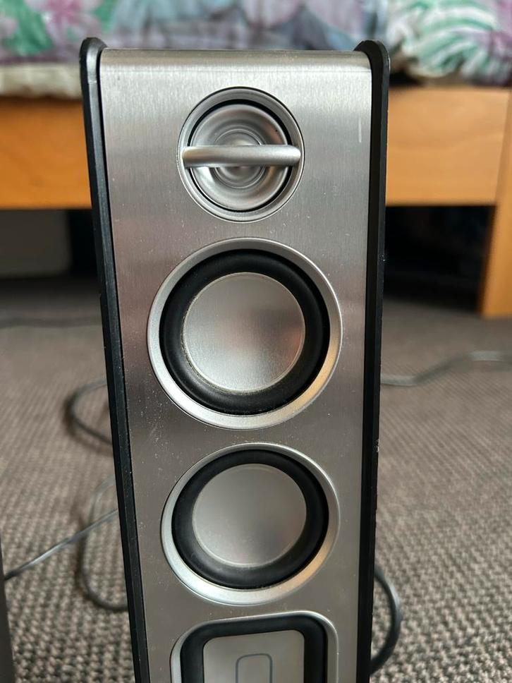 Philips MMS 421/00 PC Speakerset, Computers en Software, Pc speakers, Gebruikt, Audiokanaal 2.0, Ophalen