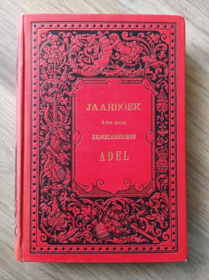Antiek Jaarboek van den Nederlandschen adel 1891, Antiek en Kunst, Antiek | Boeken en Bijbels, Ophalen of Verzenden