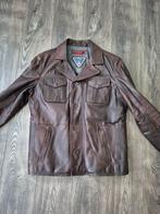 Tommy hilfiger leren jas zeldzaam, Kleding | Heren, Jassen | Winter, Bruin, Tommy Hilfiger, Maat 56/58 (XL), Ophalen of Verzenden