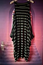 Asymetrische gestreepte jersey jurk 44/46 nu 19,99€, Overige kleuren, Maat 42/44 (L), Made in Ibiza, Ophalen of Verzenden