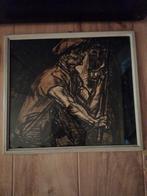 Litho de Mijnwerker, Jan van Toorop, 1915, Antiek en Kunst, Ophalen