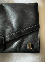 Van couturier TED LAPIDUS- Parijs. Clutch. Geheel leer. 1954, Sieraden, Tassen en Uiterlijk, Verzenden, Zo goed als nieuw, Blauw