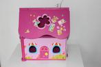 Schattig roze poppenhuis - een droom voor elk kind!, Verzamelen, Poppenhuizen en Toebehoren, Ophalen, Poppenhuis