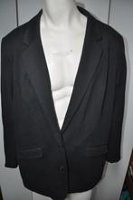 JKL81 Zwart gevoerd jasje maat 52, Ophalen of Verzenden, Zo goed als nieuw, Zwart, Jasje of Colbert