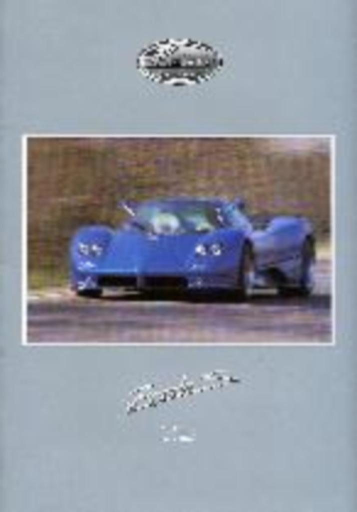 Pagani Zonda fraaie originele brochure/auto folder, Boeken, Auto's | Folders en Tijdschriften, Nieuw, Overige merken, Ophalen of Verzenden