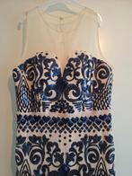 Elegante blauwe jurk met pailletten, Ophalen of Verzenden, Maat 38/40 (M)