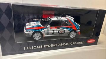 Lancia delta HF Intergrale 92 tour de corse Kyosho 1.18 beschikbaar voor biedingen