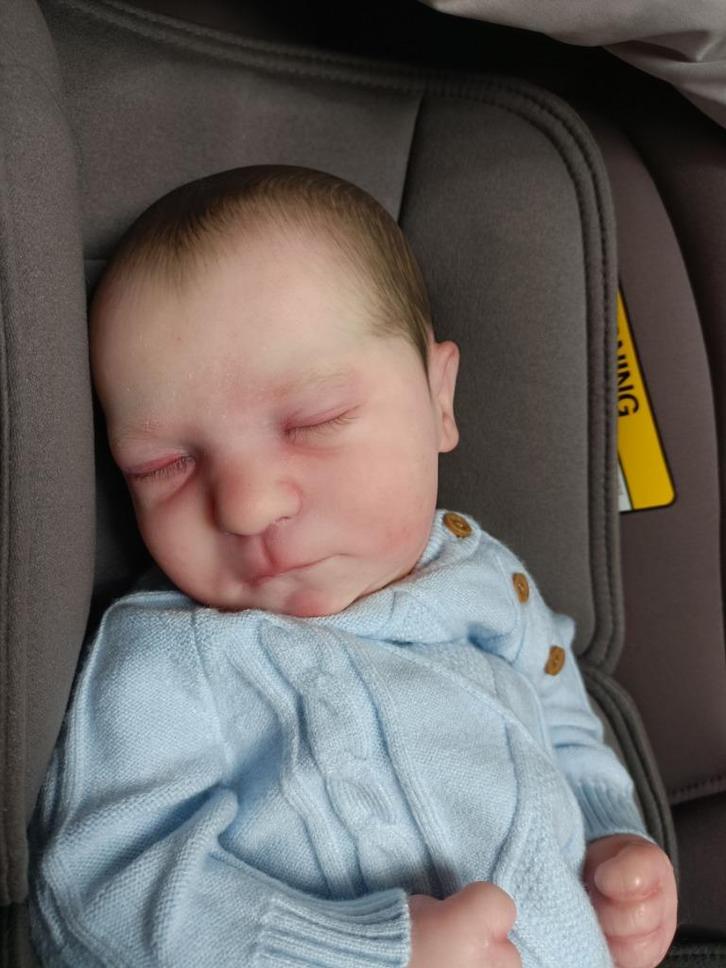 Realborn royan door Kelly dudley (reborn), Verzamelen, Poppen, Gebruikt, Pop, Levensecht of Reborn, Ophalen of Verzenden