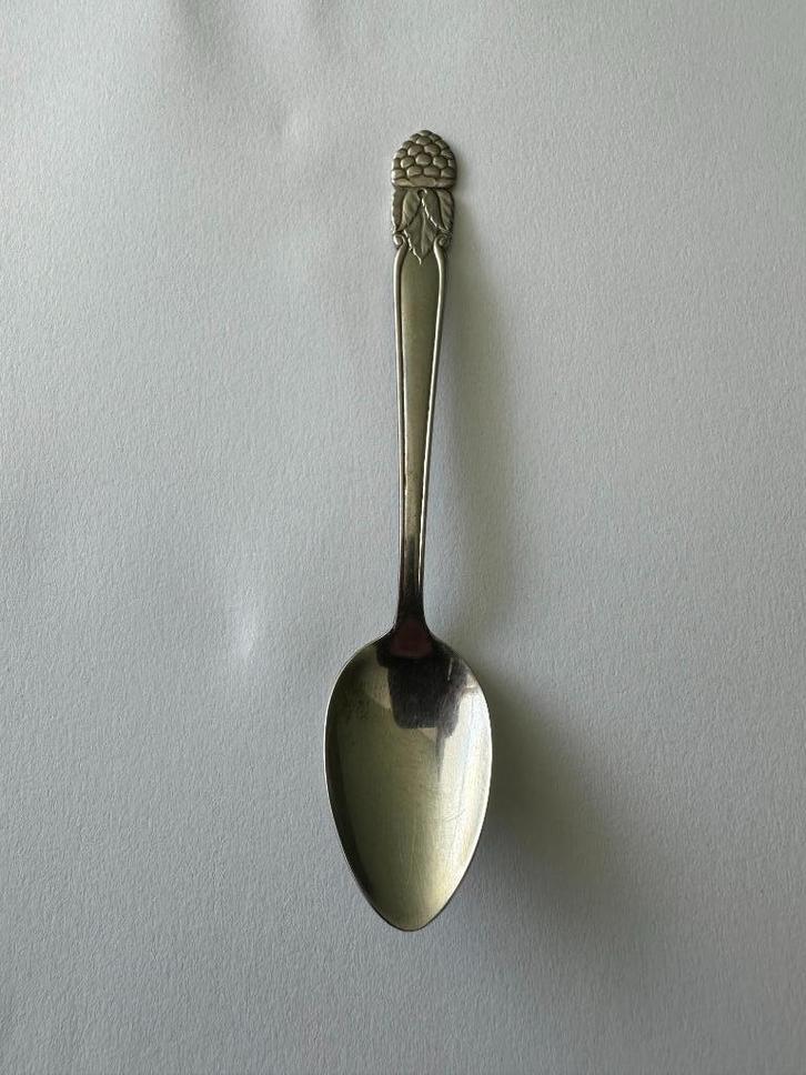 Mooi Bloem lepeltje. Lepel. Gero Zilmeta., Antiek en Kunst, Antiek | Bestek, Ophalen of Verzenden