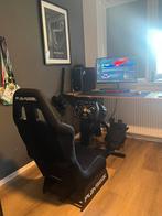 Playseat met F1-stuur, wheelbase en pedalen., Spelcomputers en Games, Ophalen, Zo goed als nieuw, Stuur of Pedalen, PlayStation 4