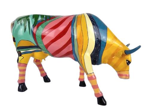 CowParade / Cow Parade Koe “Boca Bovine” LARGE, Antiek en Kunst, Kunst | Designobjecten, Ophalen of Verzenden