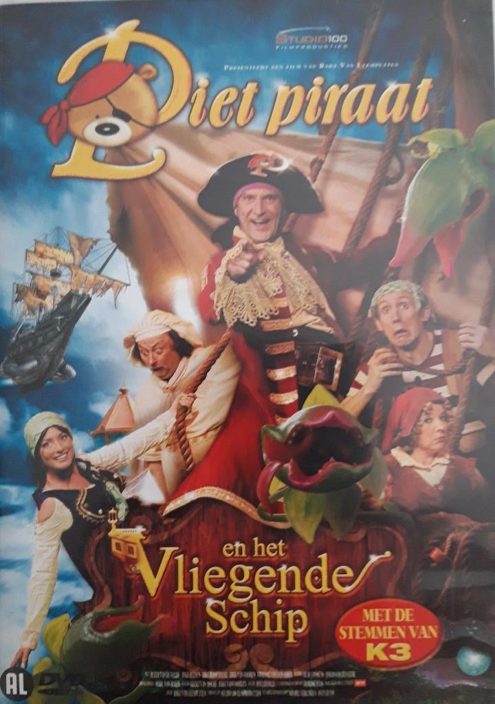 Piet Piraat en het vliegende schip KRASVRIJE DVD