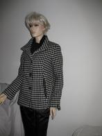 Milo Italy Jas Coat Maat 36 Zwart Wit Ruitje, Kleding | Dames, Overige kleuren, Nieuw, Ophalen of Verzenden, Maat 36 (S)