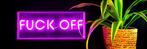 Neon LED Lamp - Fuck Off, Ophalen of Verzenden, Nieuw