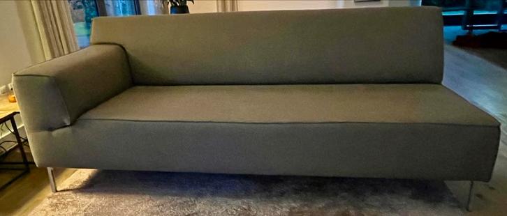 Bloq bank - 3 zits - donkergrijs, Huis en Inrichting, Banken | Sofa's en Chaises Longues, Gebruikt, Driepersoons, 200 tot 250 cm