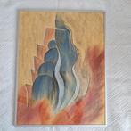 Pastel schilderij, Antiek en Kunst, Kunst | Schilderijen | Abstract, Ophalen of Verzenden