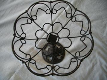 fruitschaal antiek artnouveau gietijzer fruit ijzer decorati beschikbaar voor biedingen