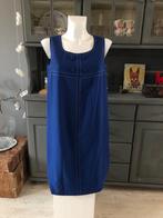 Vintage jurk maat L, Maat 38/40 (M), Blauw, Ophalen of Verzenden, Gedragen