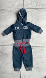 NIEUW! Leuk 3 delig joggingpakje maat 62 0-3m blauw/grijs, Kinderen en Baby's, Babykleding | Maat 62, Early Days, Nieuw, Ophalen of Verzenden