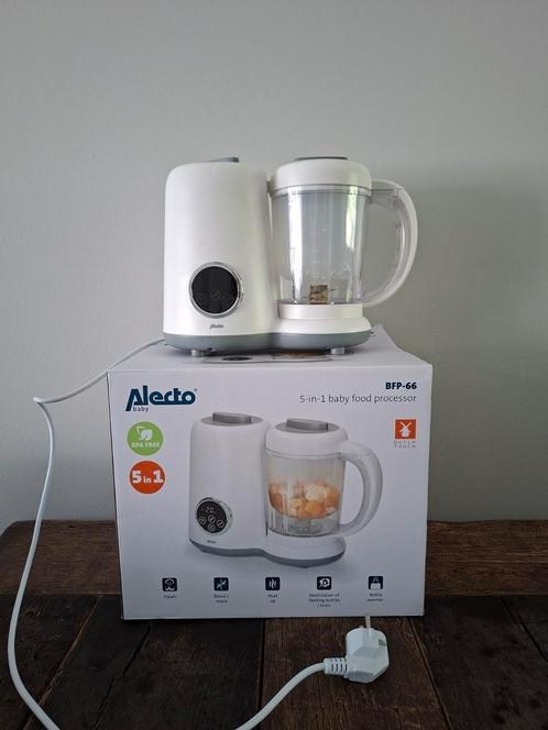 Alecto BFP-66T/5 in 1 babyfoodprocessor/ZGAN, Kinderen en Baby's, Babyvoeding en Toebehoren, Zo goed als nieuw, Overige typen