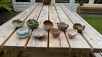 Set 9 mini Bonsai potjes accent plant Kusamono, Tuin en Terras, Bloembakken en Plantenbakken, Minder dan 30 cm, Minder dan 60 cm