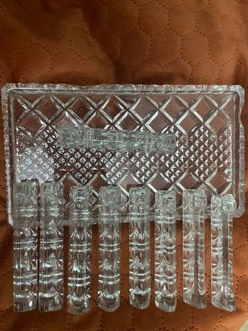 Kristallen Onderzetters Jos. ten Ber Utrecht - Complete Set beschikbaar voor biedingen