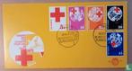 FDC E121 Rode Kruis zegels 1972 NL onbeschreven, Postzegels en Munten, Ophalen of Verzenden, Europa