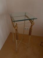 Regency-stijl messing en glazen salontafels, Ophalen, Minder dan 50 cm, 50 tot 100 cm, Zo goed als nieuw