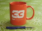 Max Verstappen 33 mok, Ophalen of Verzenden, Gebruikt, Formule 1