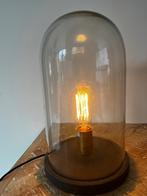 Tafellamp stolp glas Light & Living Ø22x38cm, Huis en Inrichting, Lampen | Tafellampen, Ophalen of Verzenden, Glas, Minder dan 50 cm