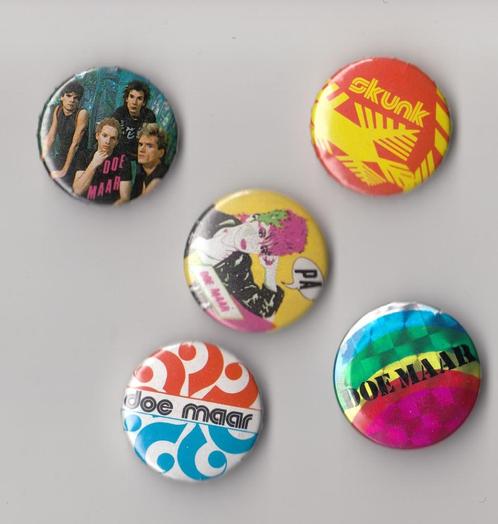 Doe Maar buttons setje E, Verzamelen, Speldjes, Pins en Buttons, Gebruikt, Speldje of Pin, Overige onderwerpen, Ophalen of Verzenden