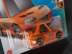 Toyota Supra Fast Furious 1:64 3inch Hotwheels Tooned Pol, Hobby en Vrije tijd, Modelauto's | Overige schalen, Nieuw, Ophalen of Verzenden