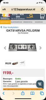 design kookplaat rechthoekig, Witgoed en Apparatuur, Kookplaten, Gebruikt, Inbouw, Gas, 4 kookzones