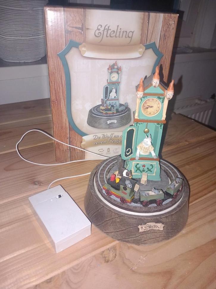 Efteling Zeven Geitjes bij de Klok, Verzamelen, Efteling, Zo goed als nieuw, Beeldje of Poppetje, Ophalen