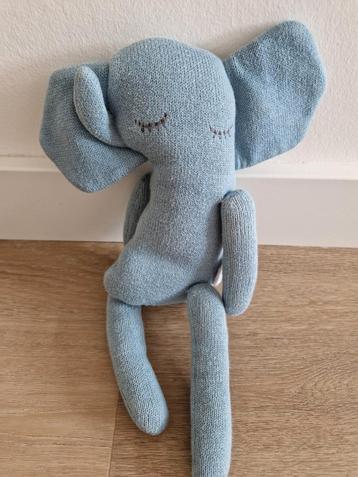 Knuffel olifant Sebra Trusty gebreid blauw K9308 beschikbaar voor biedingen
