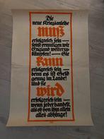 WO1 WW1 Duitse poster kriegsanleihe propaganda, Ophalen of Verzenden, Landmacht, Duitsland, Foto of Poster