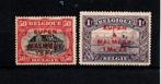 Belgie - ongebruikt - Duitse bezetting BZ260/BZ261 1920, Ophalen of Verzenden, Postfris, Spoor van plakker